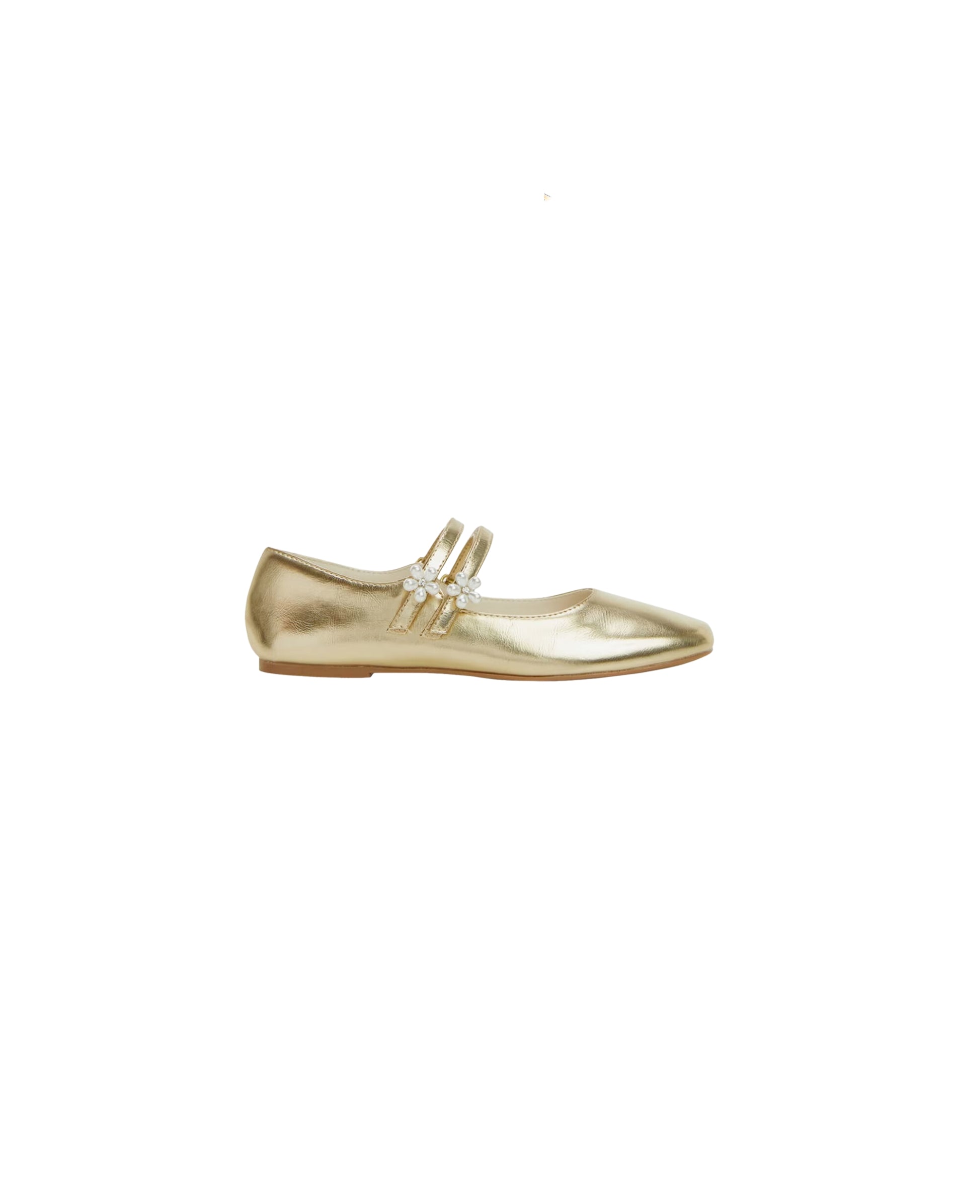 Girls Metallic Look Ballerina