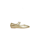 Girls Metallic Look Ballerina