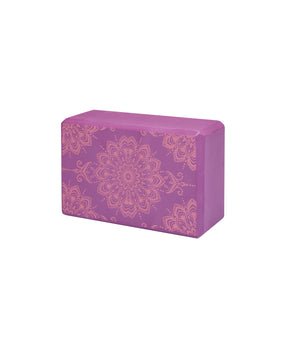 FOAM Printed Fashion Yoga Block