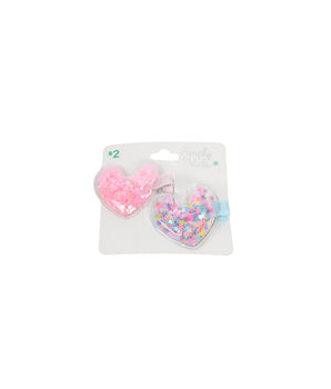 SIMPLY PETALS Girls Heart Shape 2 Pcs