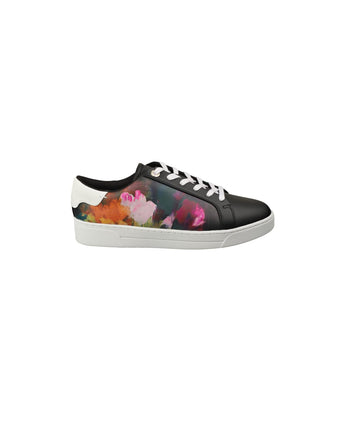 Women Side Floral Print Sneaker