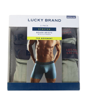 LUCKY BRAND Stretch Boxer 3 Packs