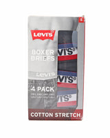 LEVI'S Men 4 Pack Stretch Boxer