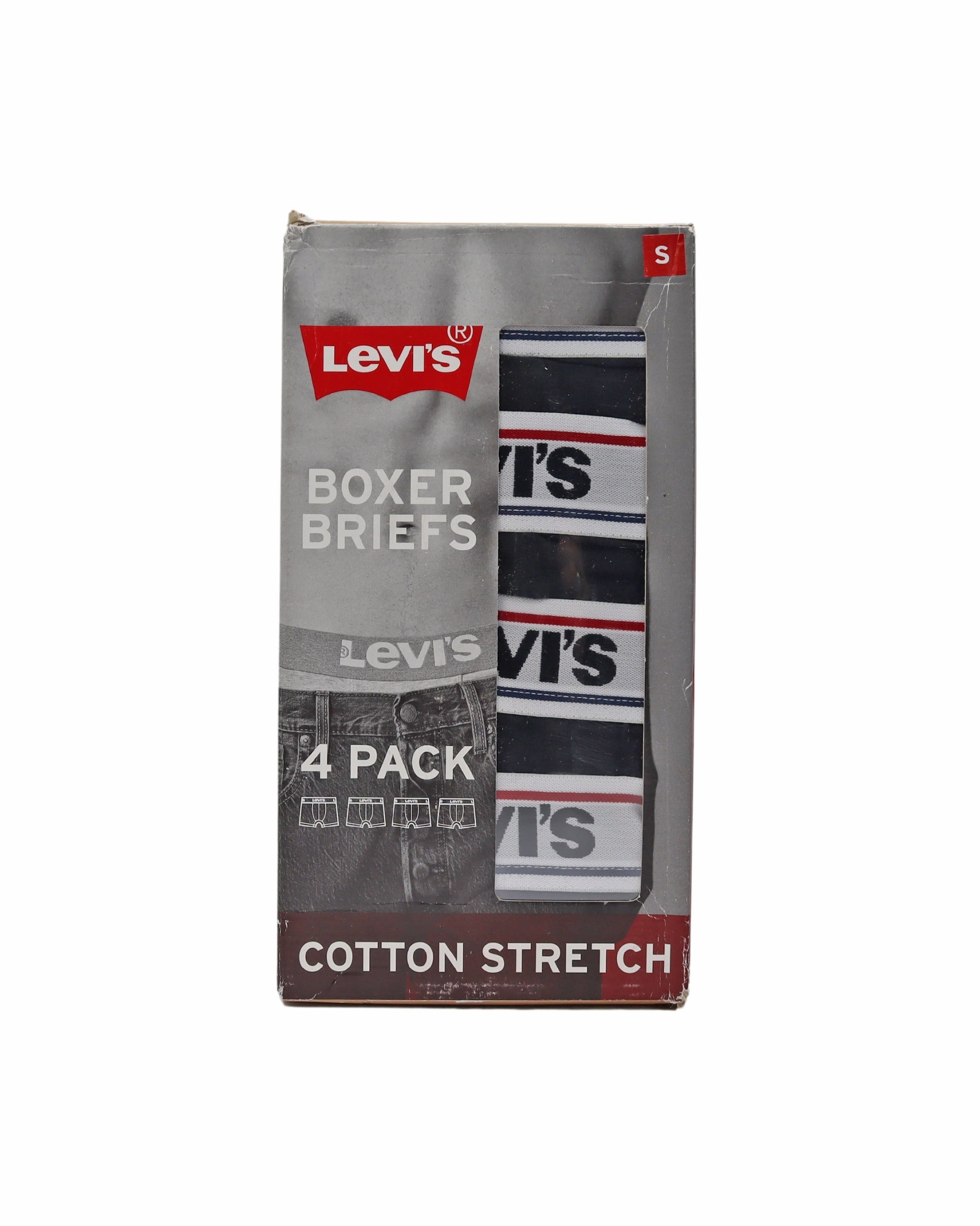 LEVI'S Men 4 Pack Boxer Briefs