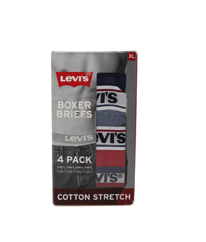 LEVI'S Men Boxer Briefs 4 Pack