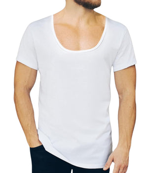 Men Short Sleeve Under Shirt