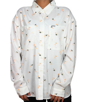 COLUMBIA Women Bird Designed Shirt