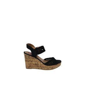 POP Women Woven Wedge Heel Sandal