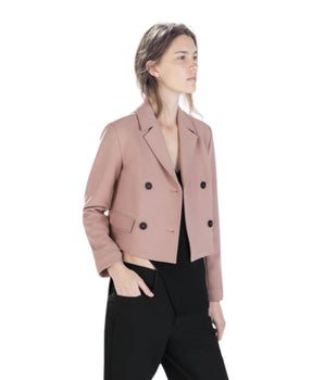 ZARA Women Short Double Breasted Blazer