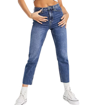 TOPSHOP Women Cropped Jeans