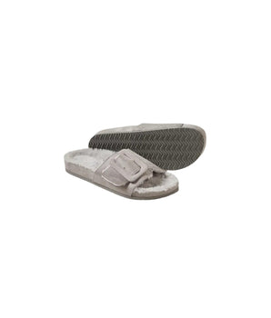 C & A Women Faux Fur Pantufla