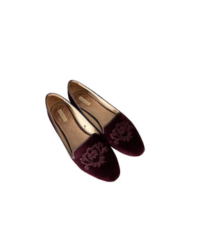 MASSIMO DUTTI Women Velvet Ballerina