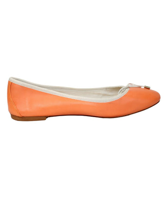 MASSIMO DUTTI Women LeatherBow  Ballerina