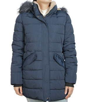 MASSIMO DUTTI Women Fur Hooded Jacket