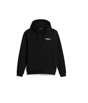 NAPAPIRJI Men Chest Logo Casual Hoodie