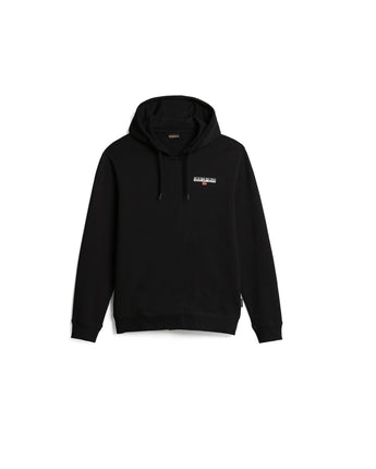 NAPAPIRJI Men Chest Logo Casual Hoodie