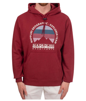 NAPAPIRJI Men Graphics Casual Hoodie