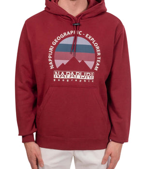 NAPAPIRJI Men Graphics Casual Hoodie