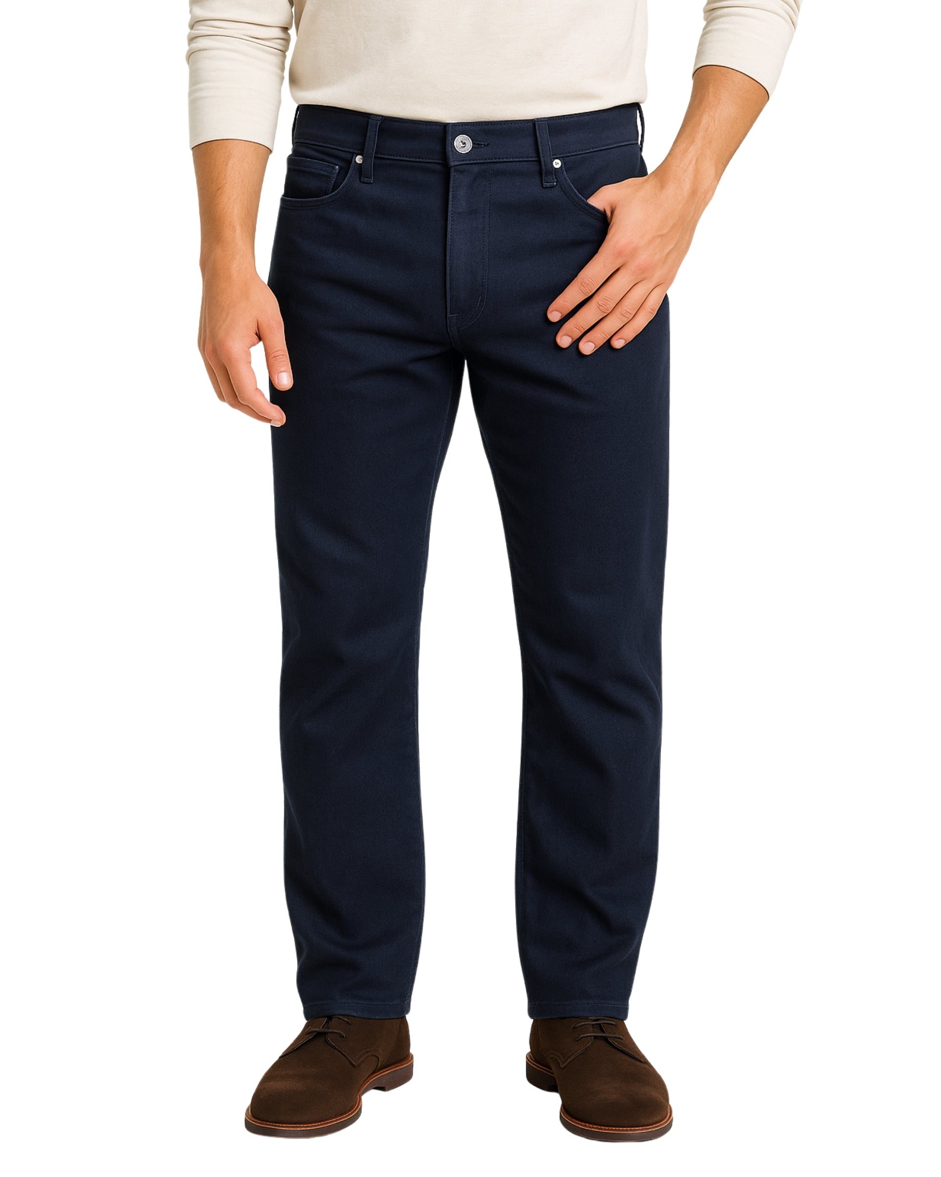 PERRY ELLIS Men Classic Slim Fit Casual Pant