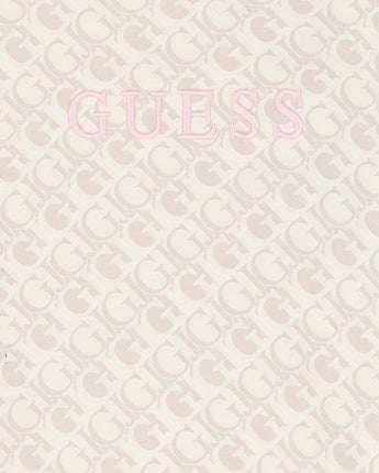 GUESS Girls Allover Logo Details Casual T-Shirt