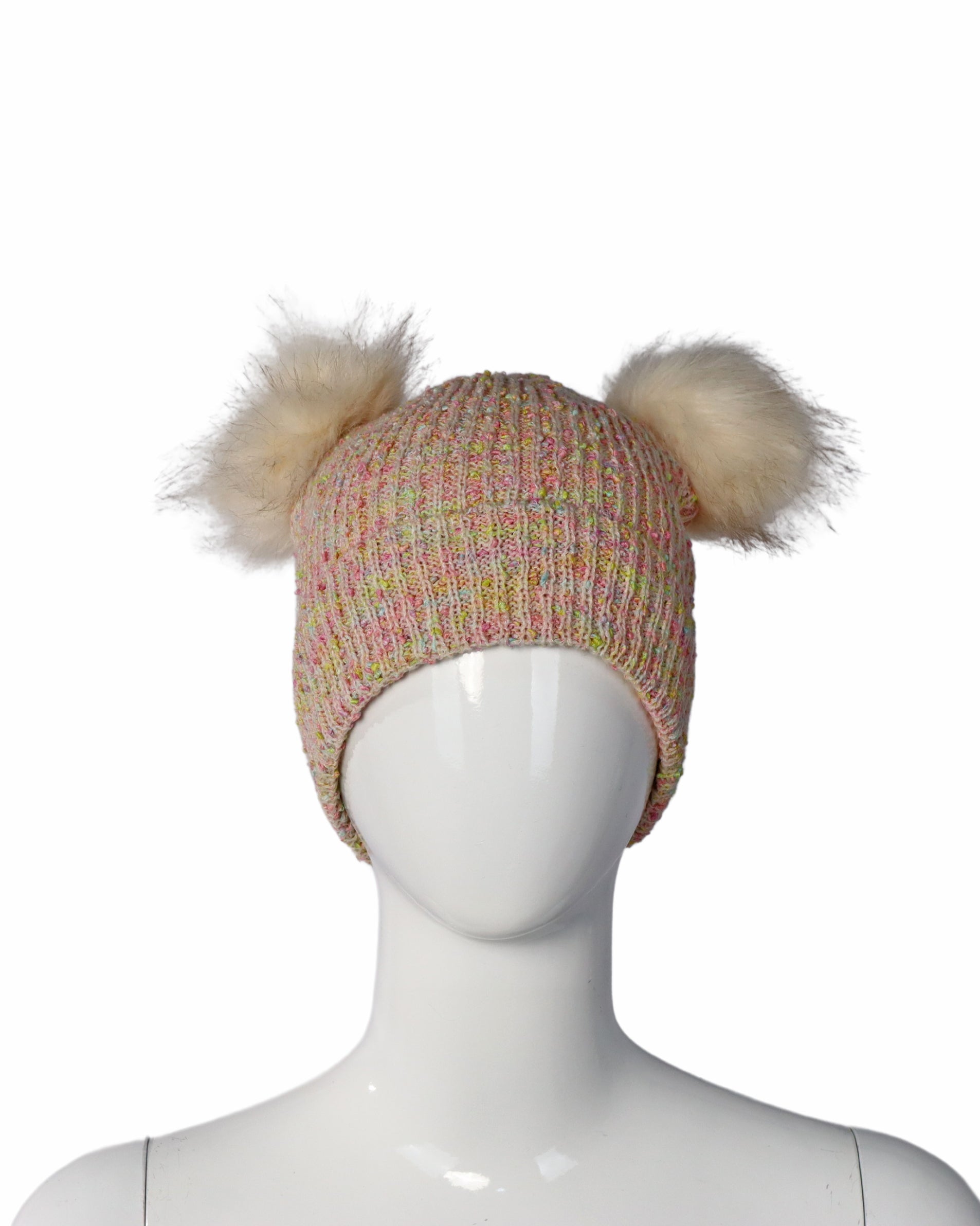 COZY CABIN Girls Pompom Hats