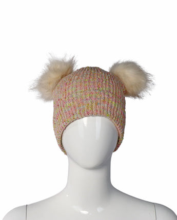 COZY CABIN Girls Pompom Hats