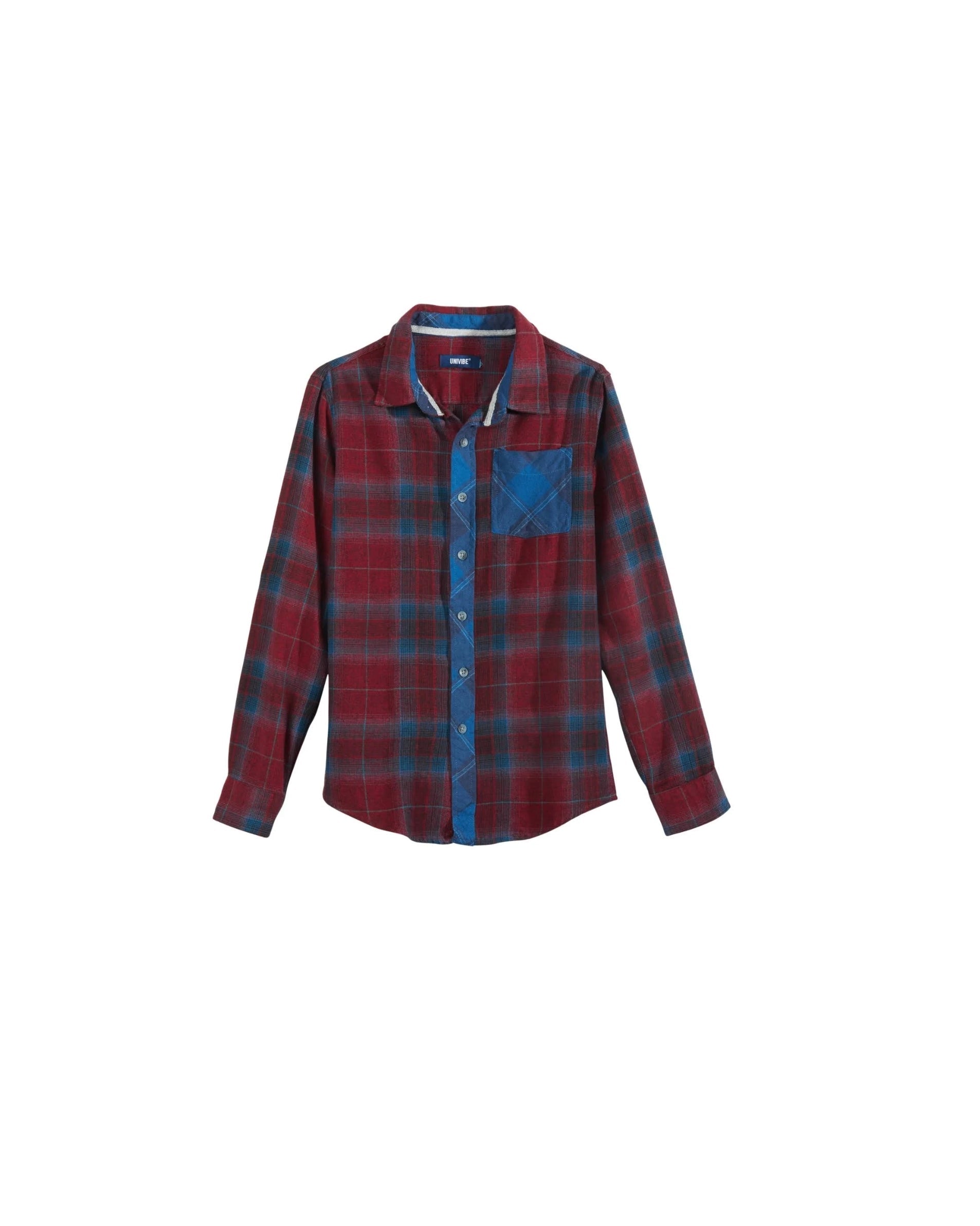 UNIVIBE Boys Stripe Casual Shirt