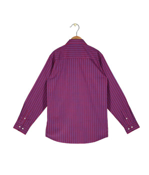 TOMMY HILFIGER Boys Square Shirt Long Sleeve