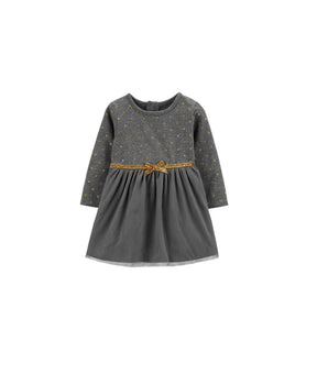 CARTER'S Baby Girls Dots Ruffle Dress