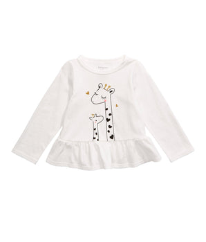 FIRST IMPRESSIONS Baby Girls Giraffe T-Shirt