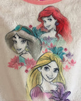 DISNEY Girls Princess Fuzzy T-Shirt