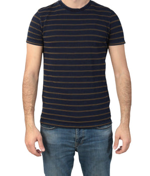 SALSA Men Stripe T-Shirt Short Sleeve