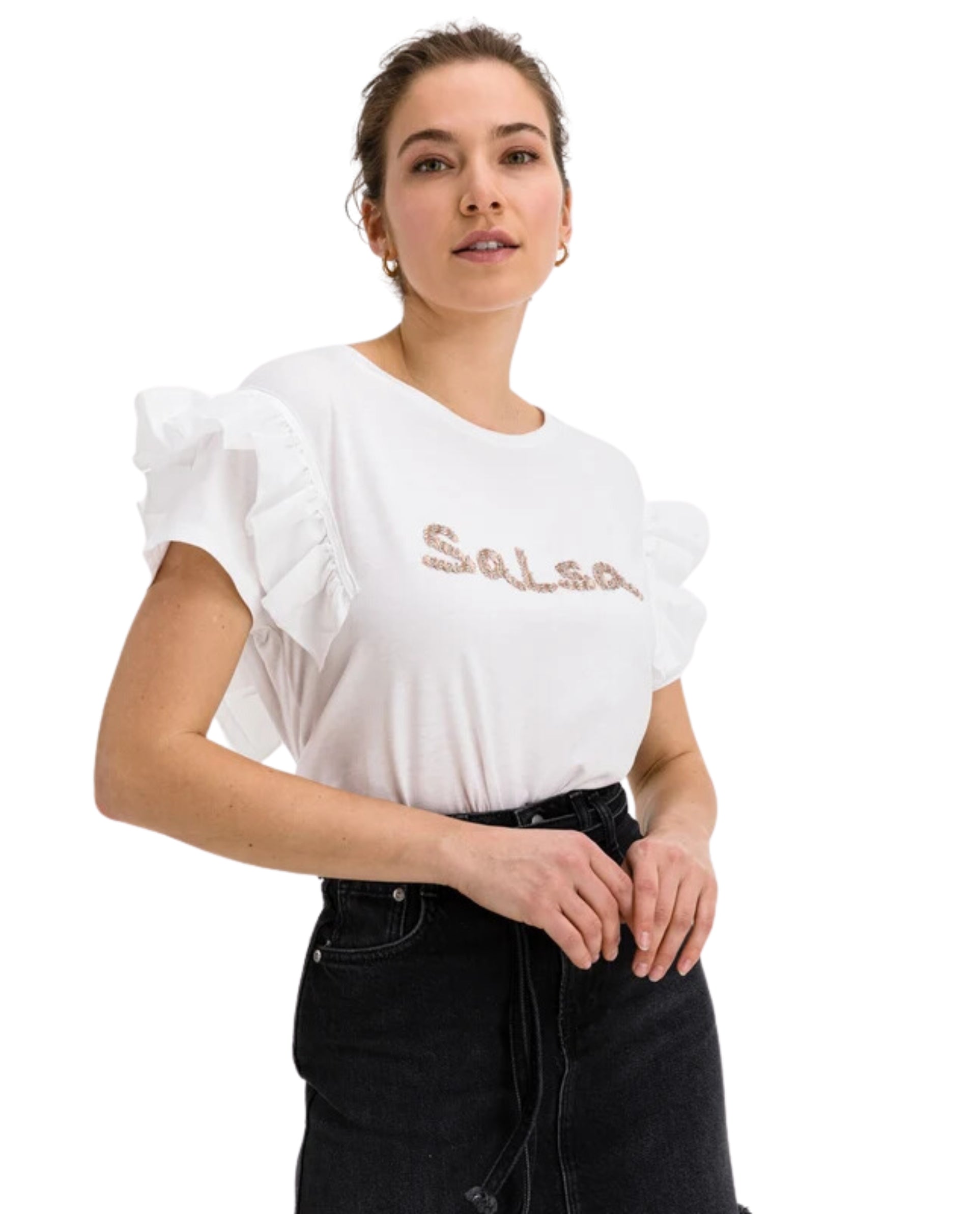 SALSA Women Logo Sign T-Shirt Short Sleeve