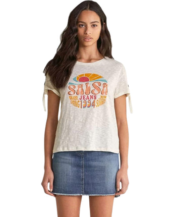 SALSA Women Logo Sign T-Shirt Short Sleeve