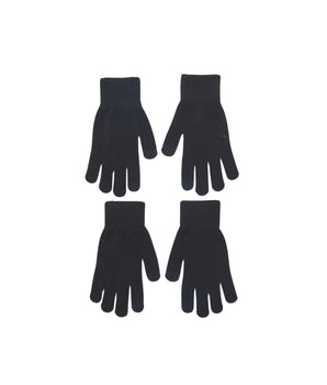 KIABI Unisex Gloves Faux Fur 2 Pairs