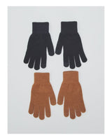 KIABI Unisex Gloves Faux Fur 2 Pairs