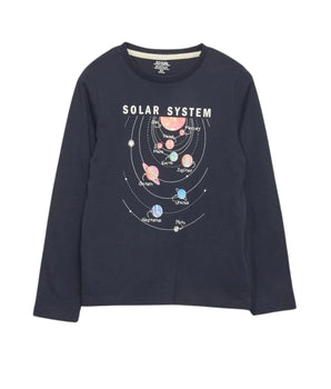 KIABI Boys Solar System Graphic T-Shirts