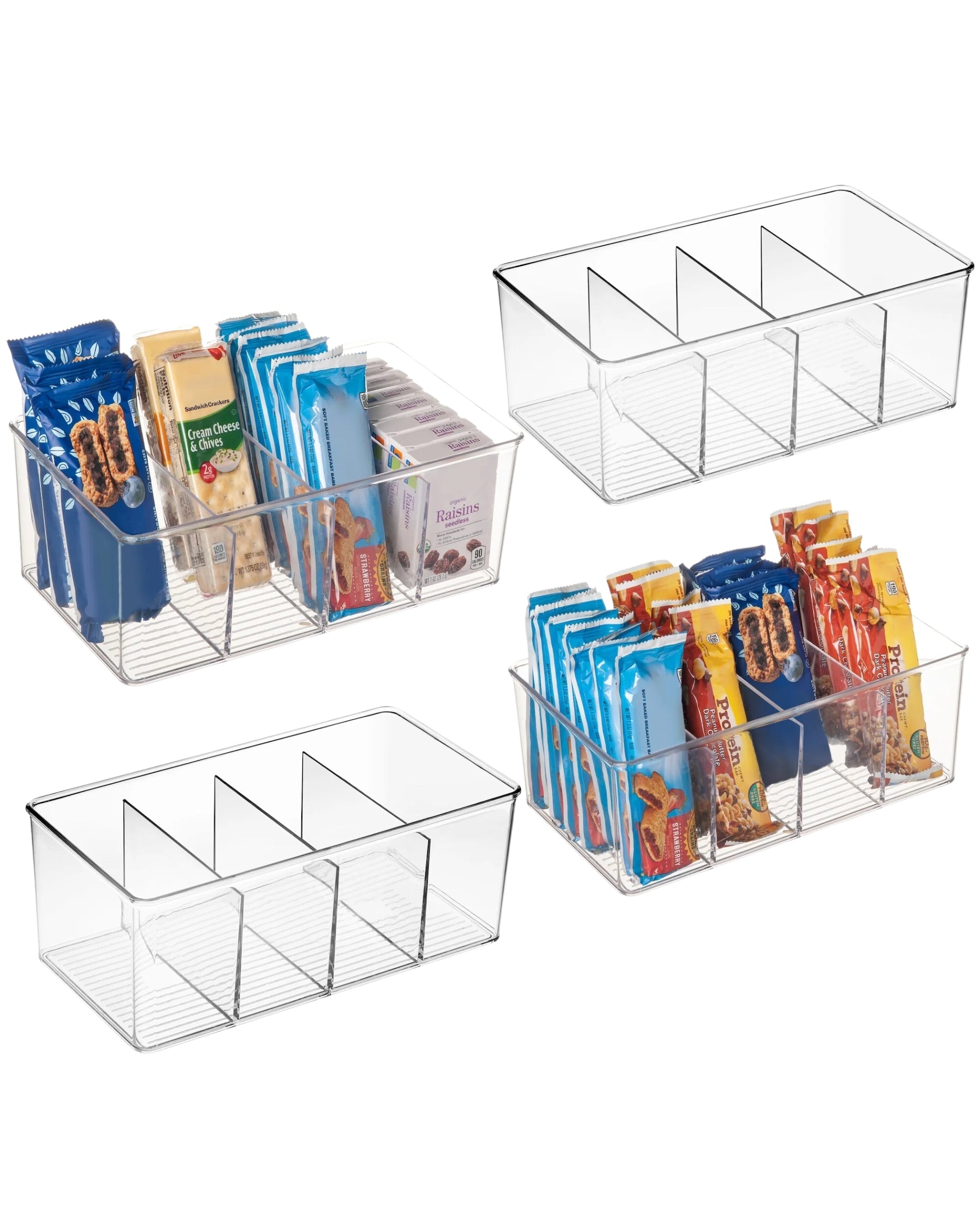 CLEARSPACE Storage Bins 4 Packs