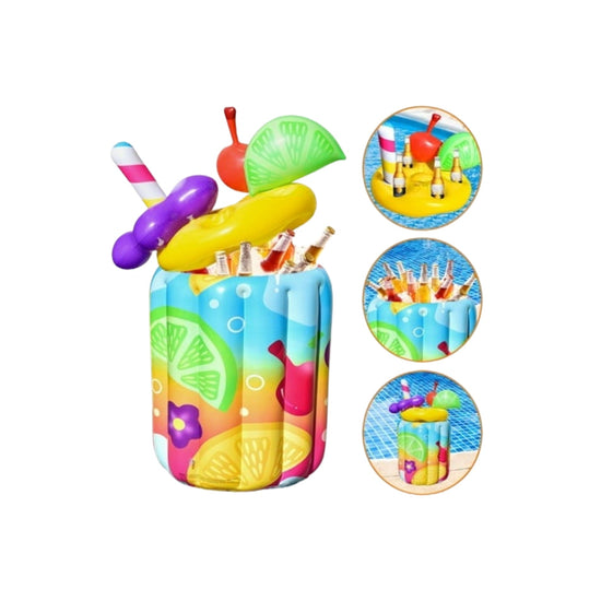 FUN LITTLE TOYS Tropical Cocktail Inflatable Cooler