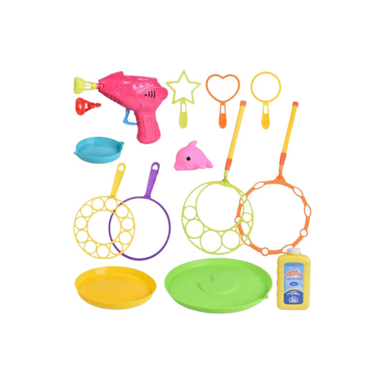 FUN LITTLE TOYS 14 Pcs Big Bubble Wands Set