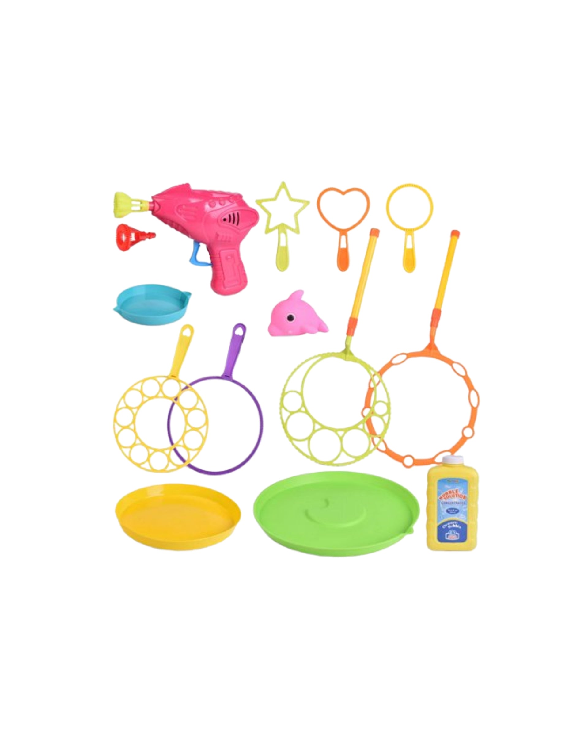 FUN LITTLE TOYS 14 Pcs Big Bubble Wands Set