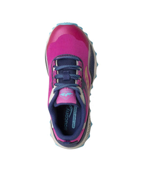 SAUCONY Girls Mesh Hook & Loop Sneakers