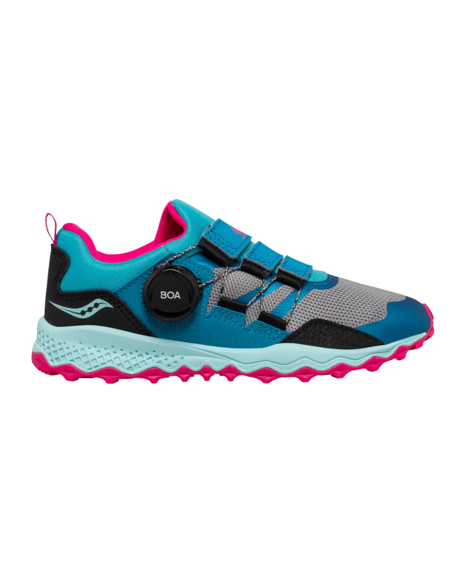 SAUCONY Girls Adjustable Sneakers