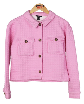 FOREVER21 Girls Blocks Chick Jacket