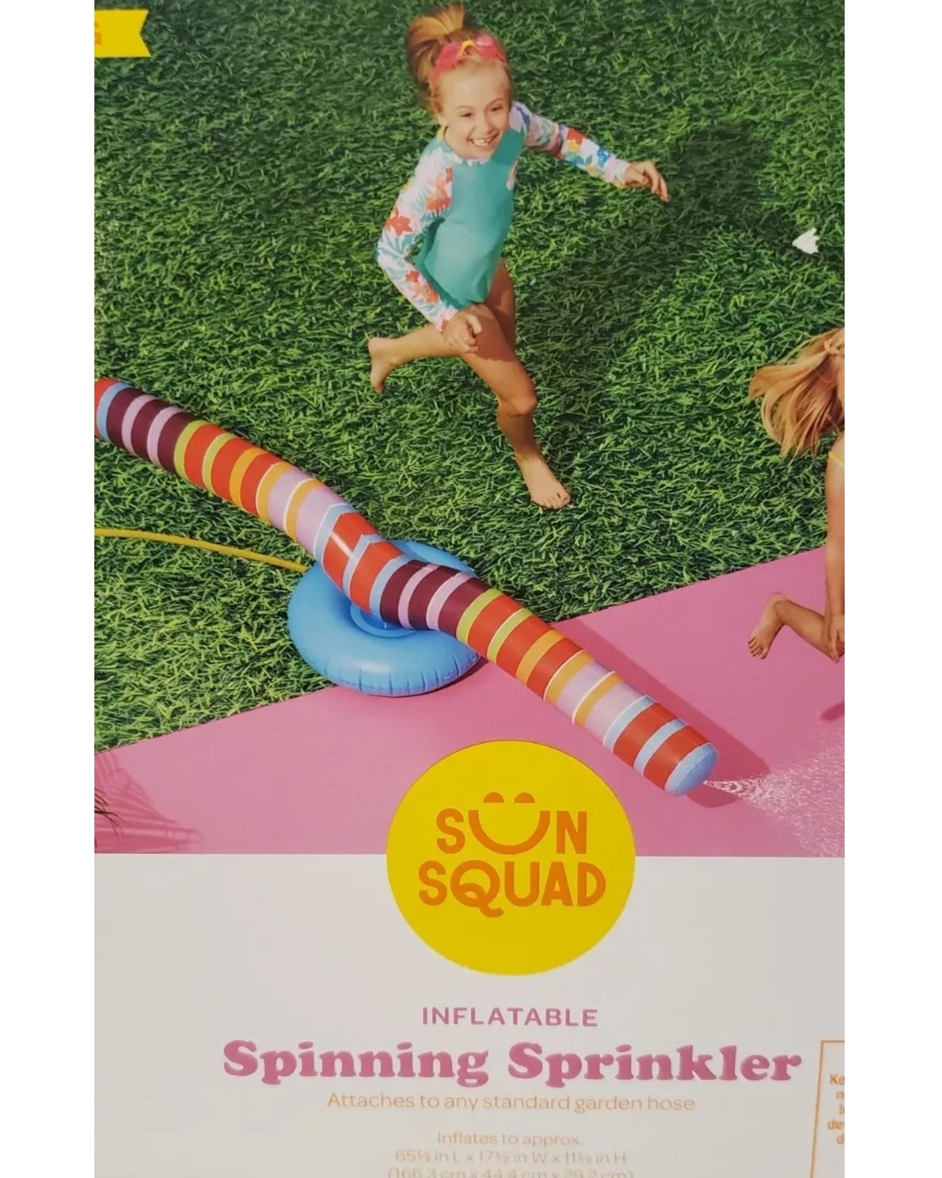 SUN SQUAD Inflatable Spinning Sprinkler