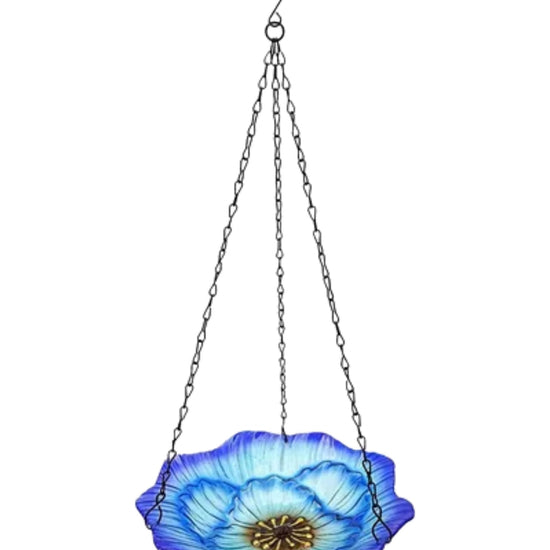 Glass Hnaging Bird Feeder