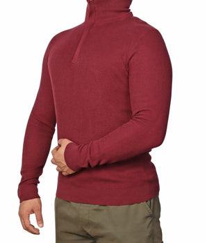 C & A Men Half Zip T-Shirt