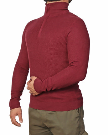 C & A Men Half Zip T-Shirt