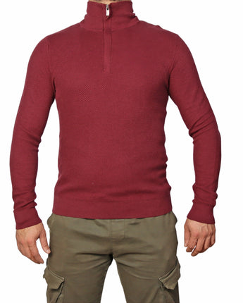 C & A Men Half Zip T-Shirt