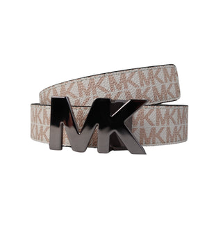 MK MICHAEL KORS Men Logo Leather Belt